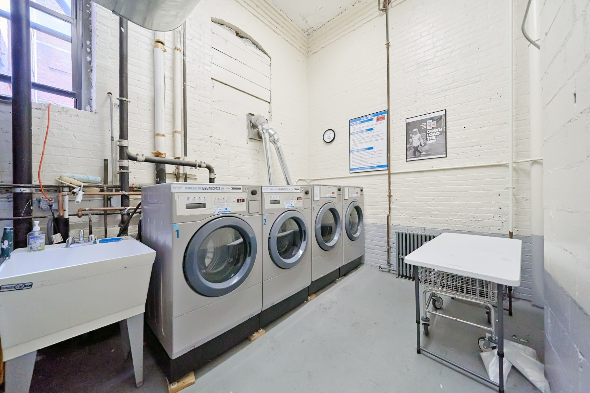 laundry with four machines