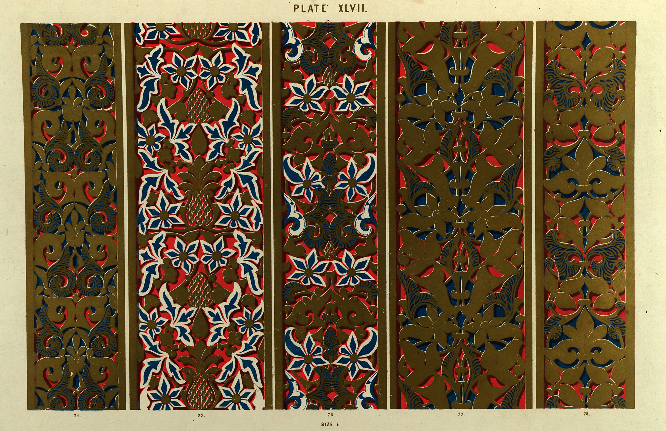 panels of ornate design