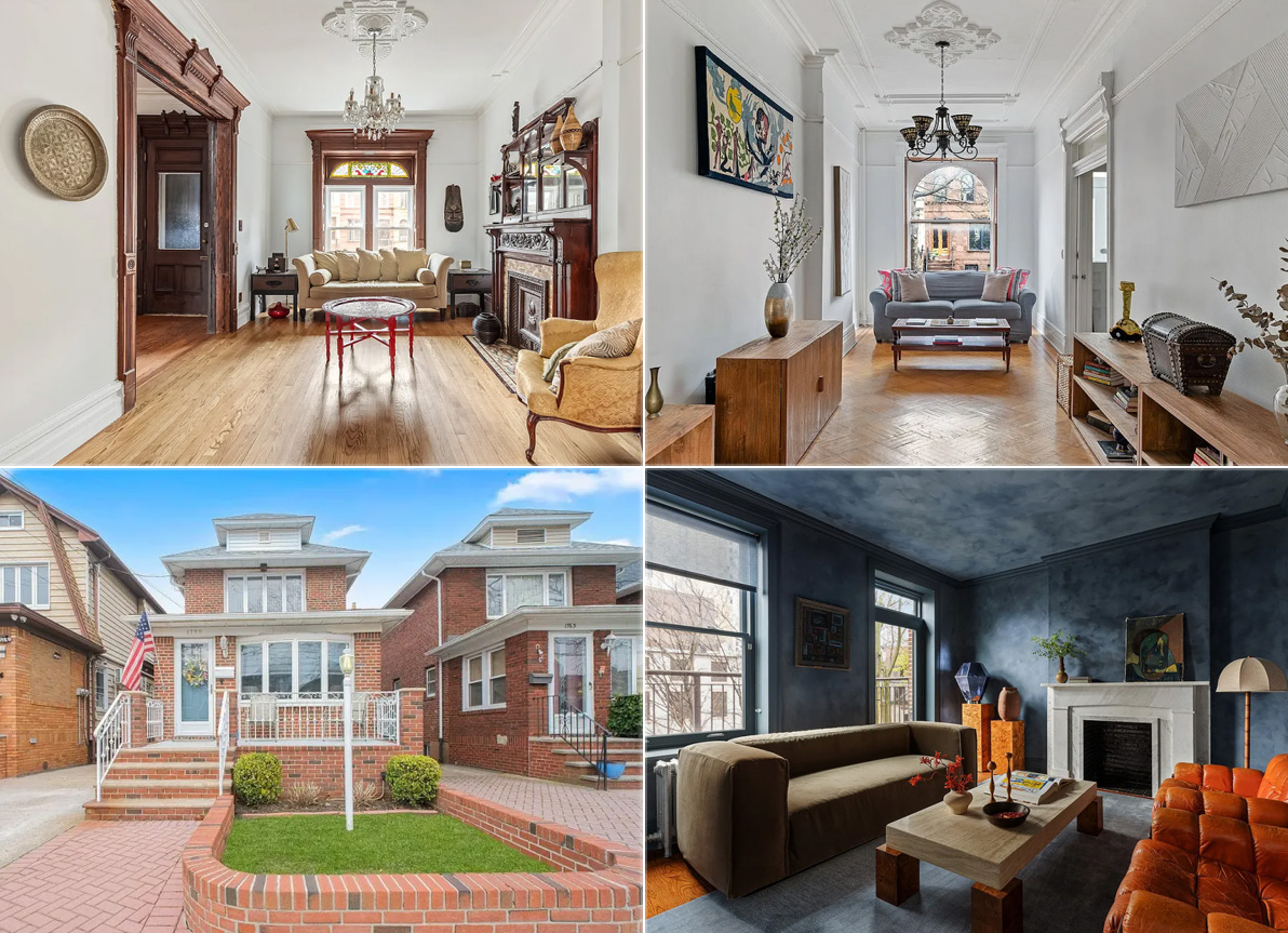 collage of brooklyn homes for sale