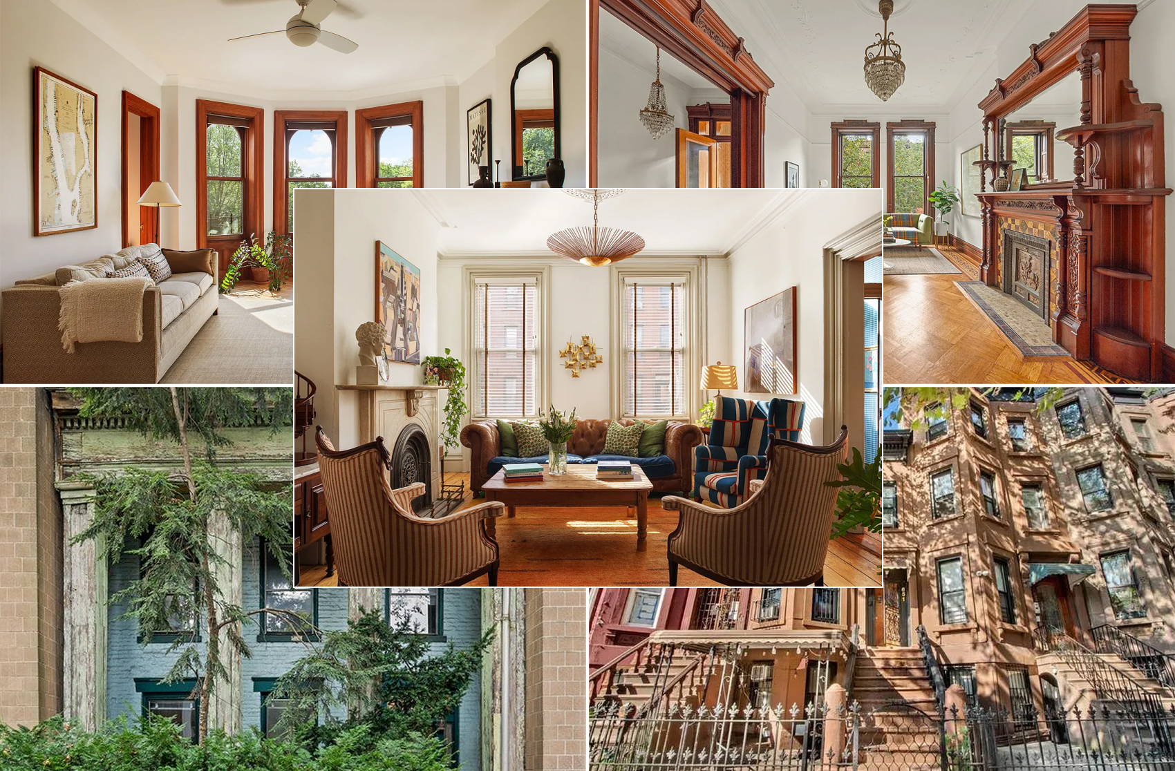 collage of brooklyn homes for sale