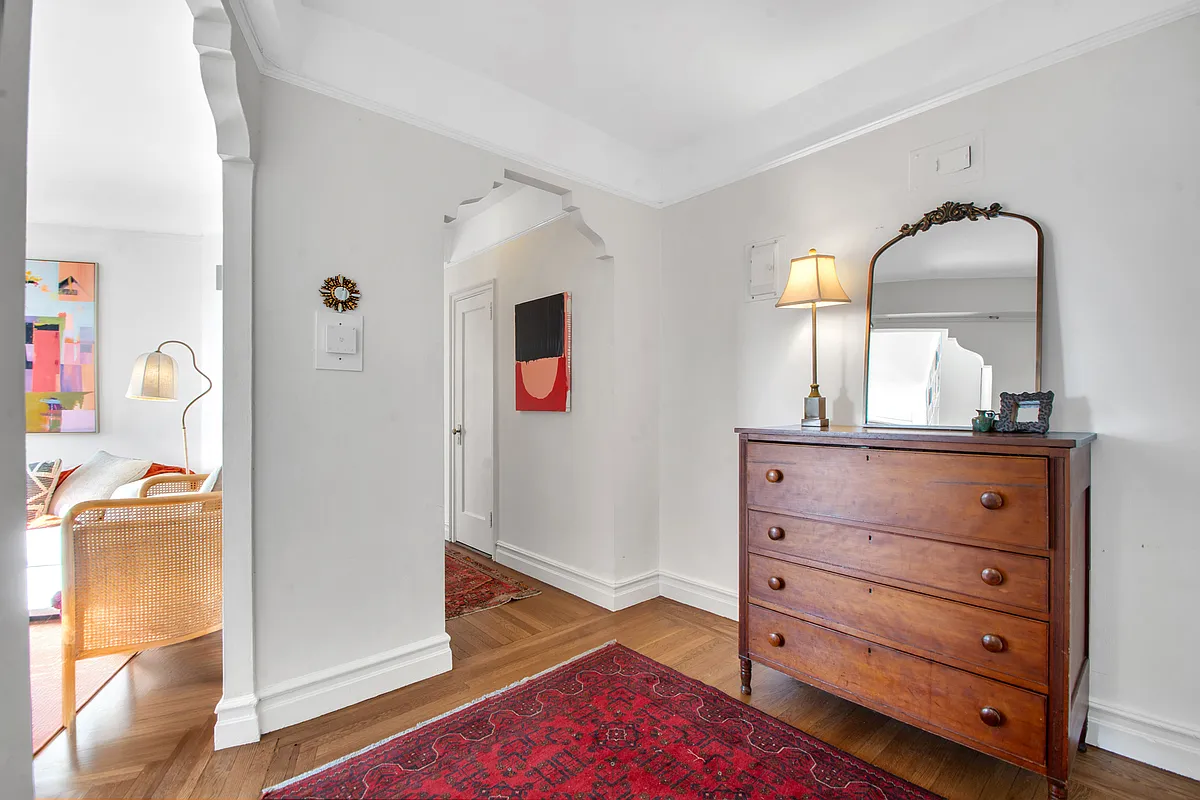 foyer with arched doorways