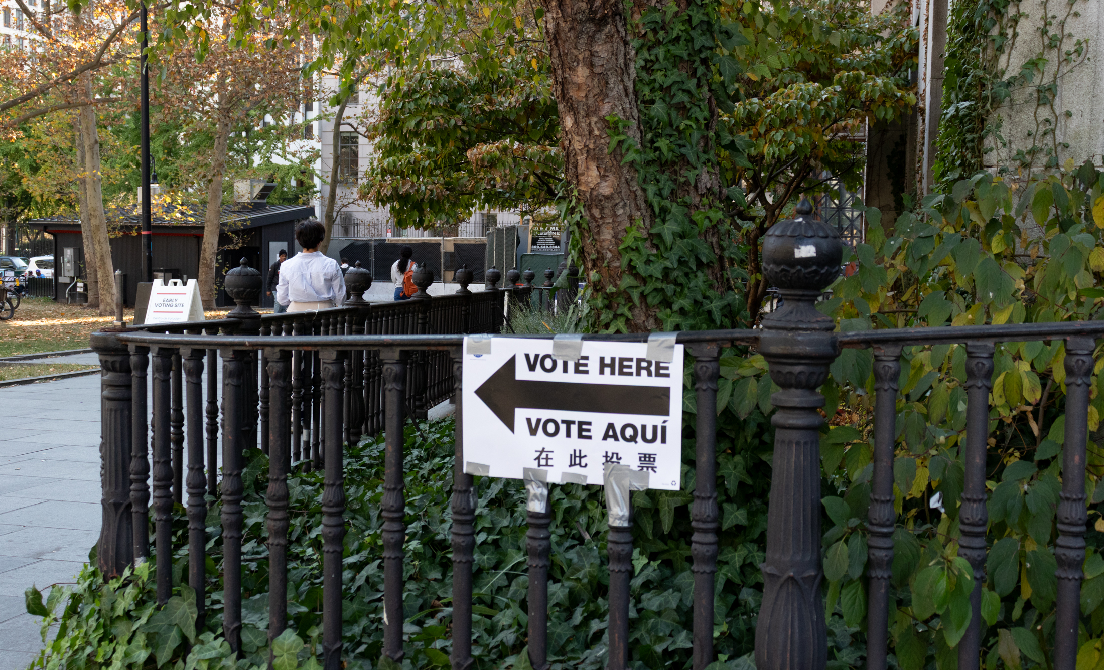 voting sign