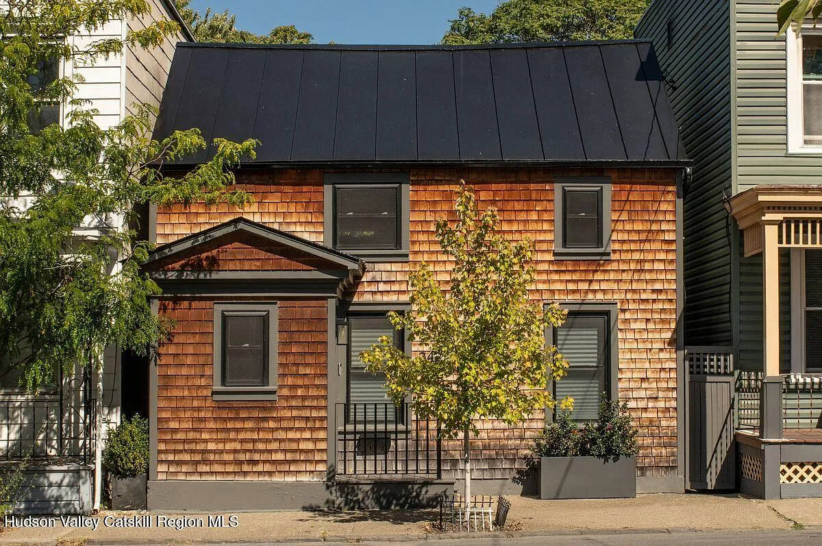a shingle covered cottage