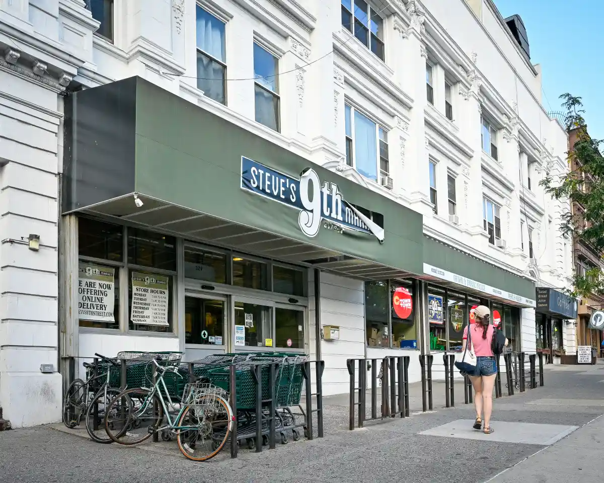 streetview showing  green grocery awning