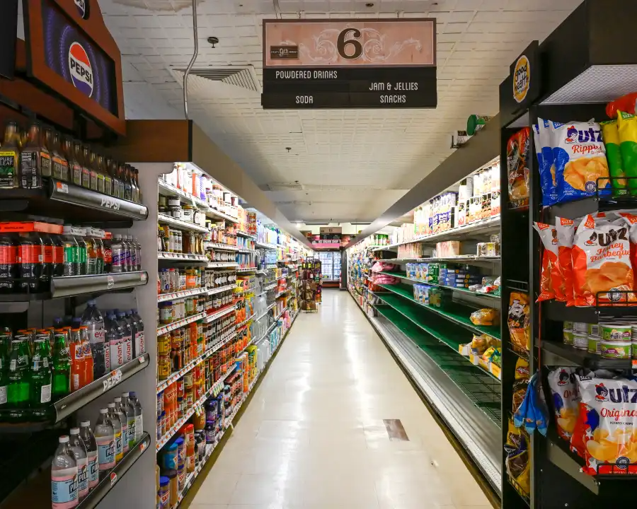 grocery aisles