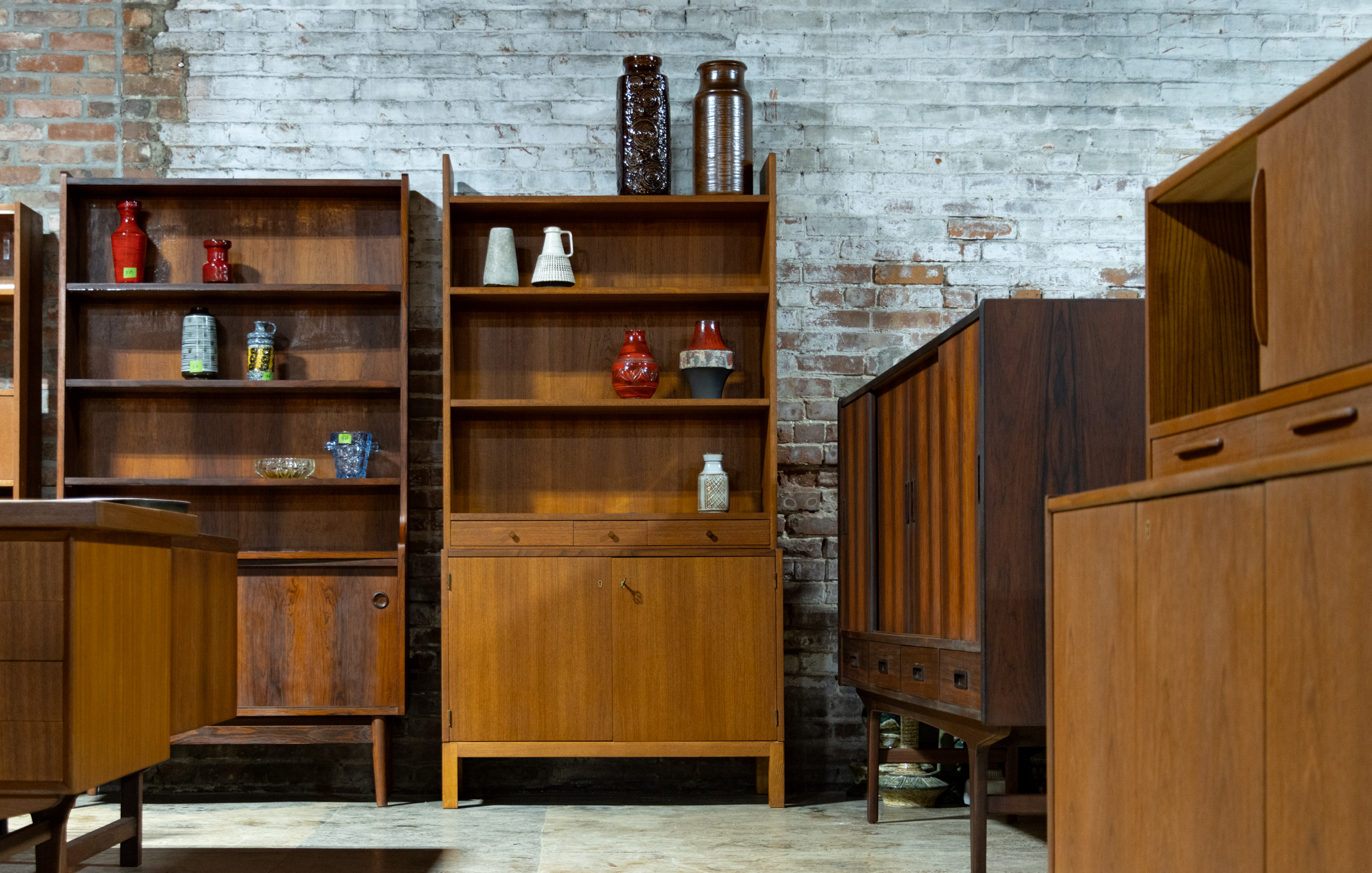 dressers and ceramics