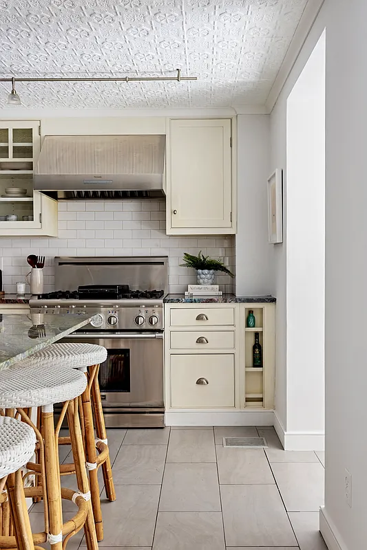 kitchen with tile floor