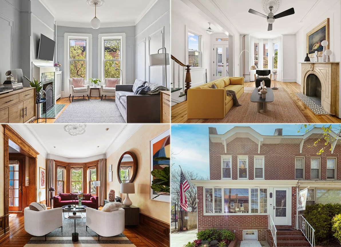 collage of brooklyn homes for sale