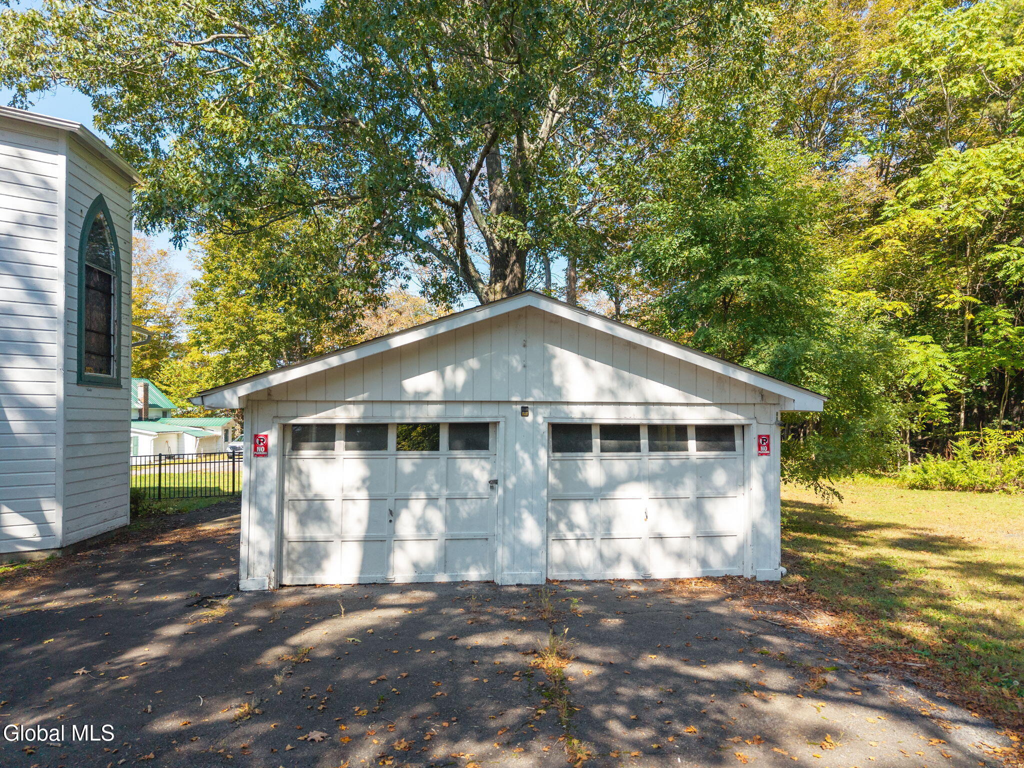 garage with two doors