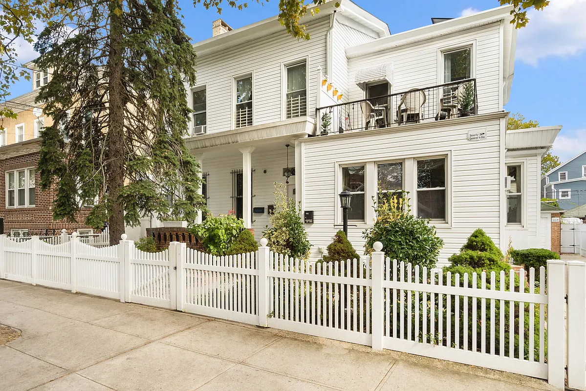 frame house with white siding