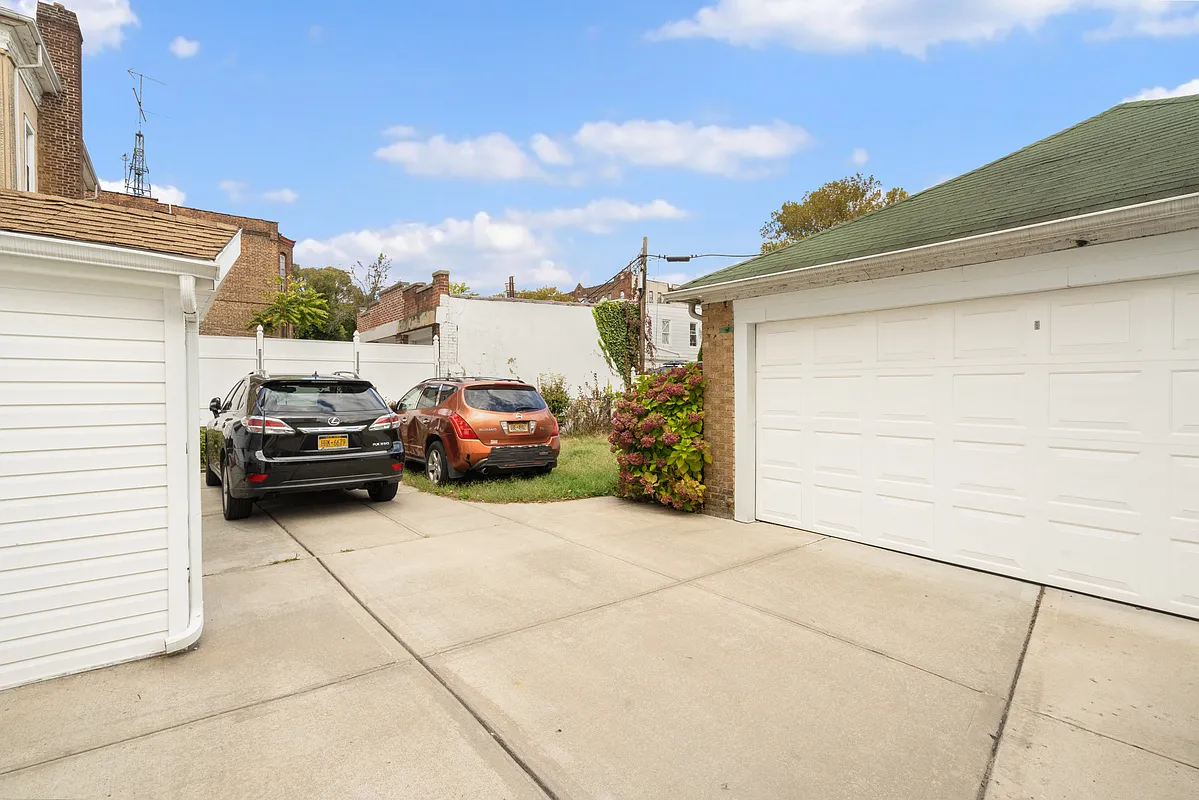 driveway with a garage