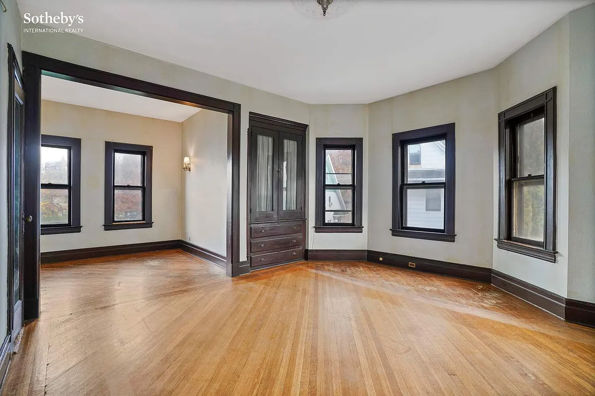 bedroom with built-in storage