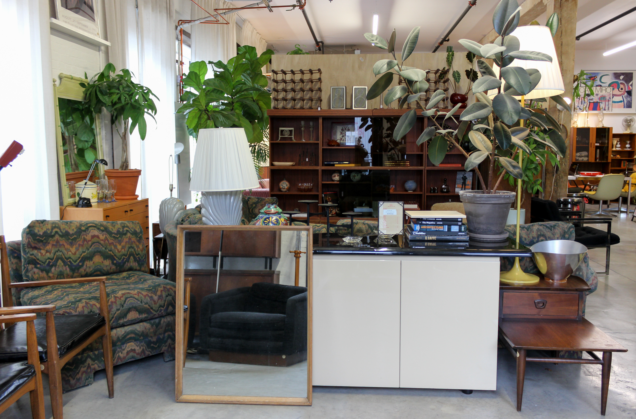 story with furniture on display