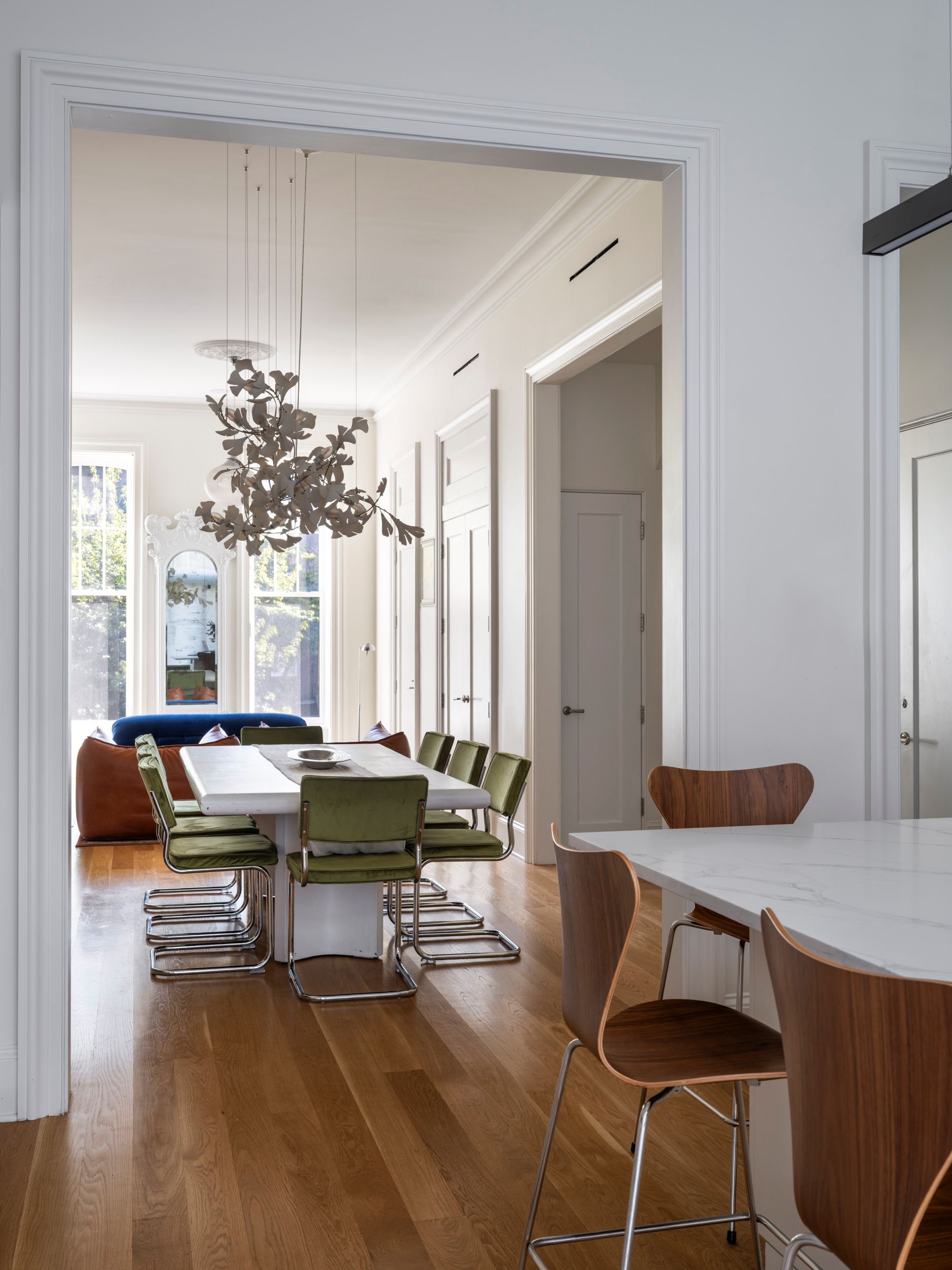 LOOKING TOWARD FRONT FROM KITCHEN