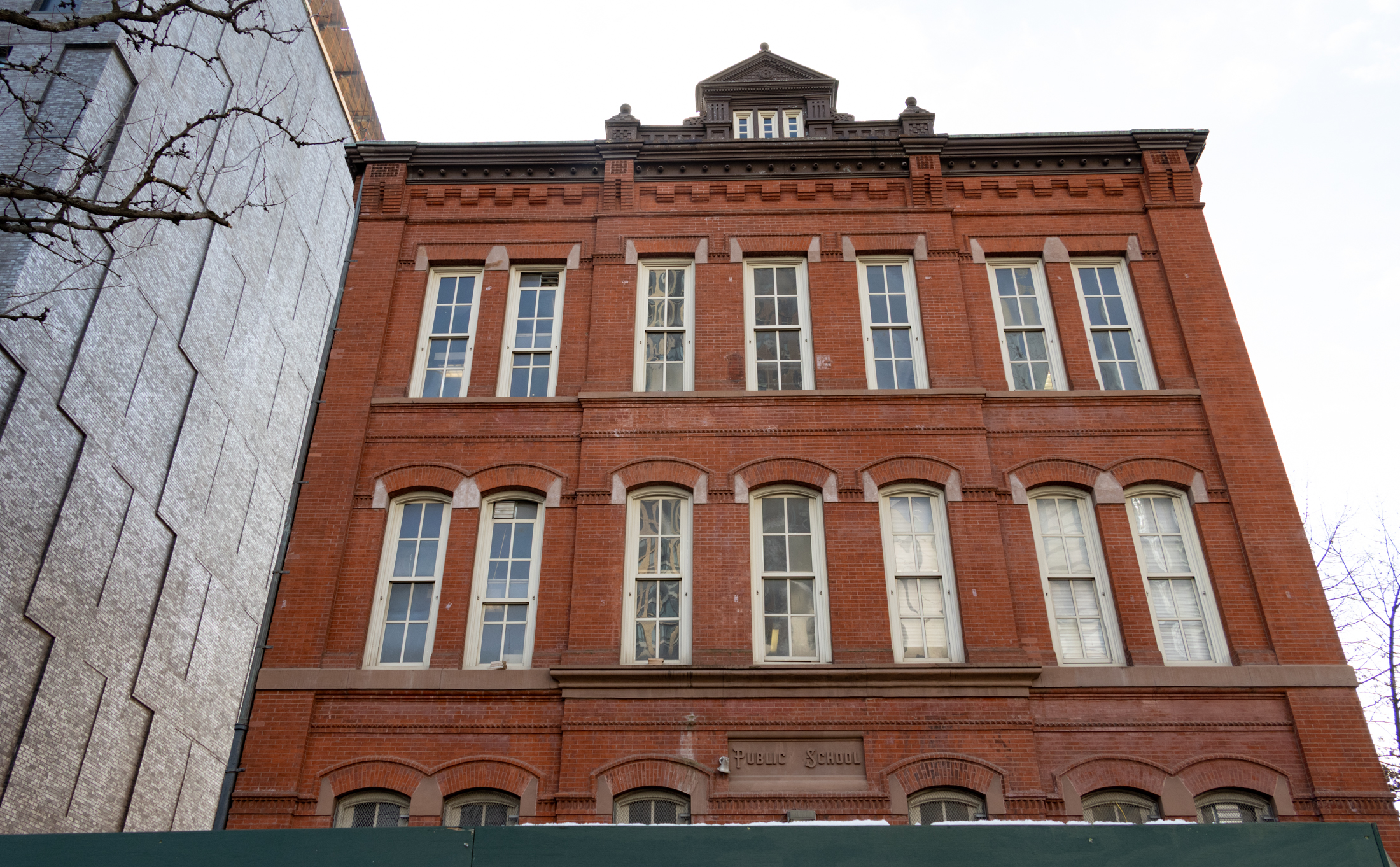 brick school building