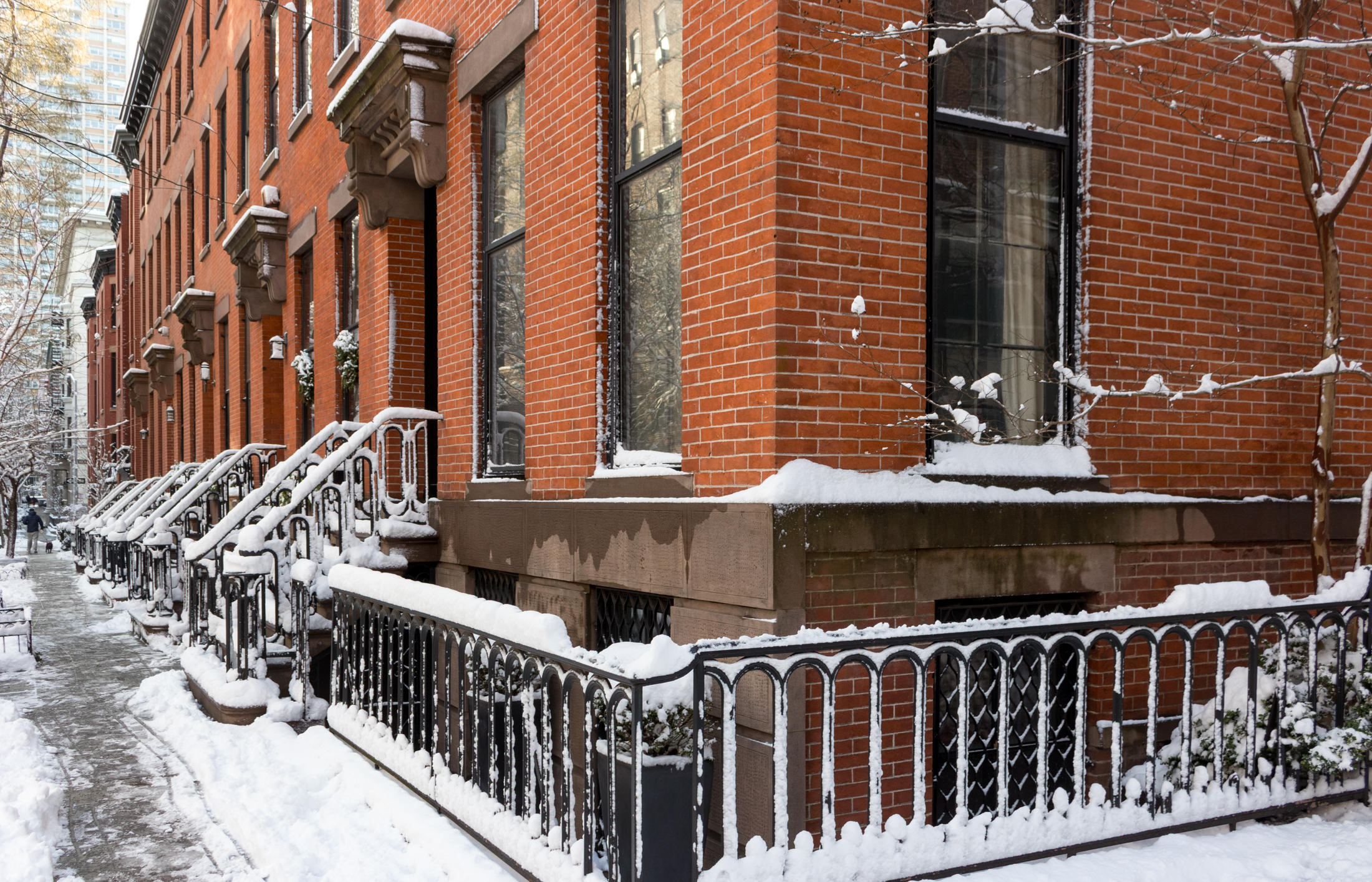 corner lot of brooklyn brownstone