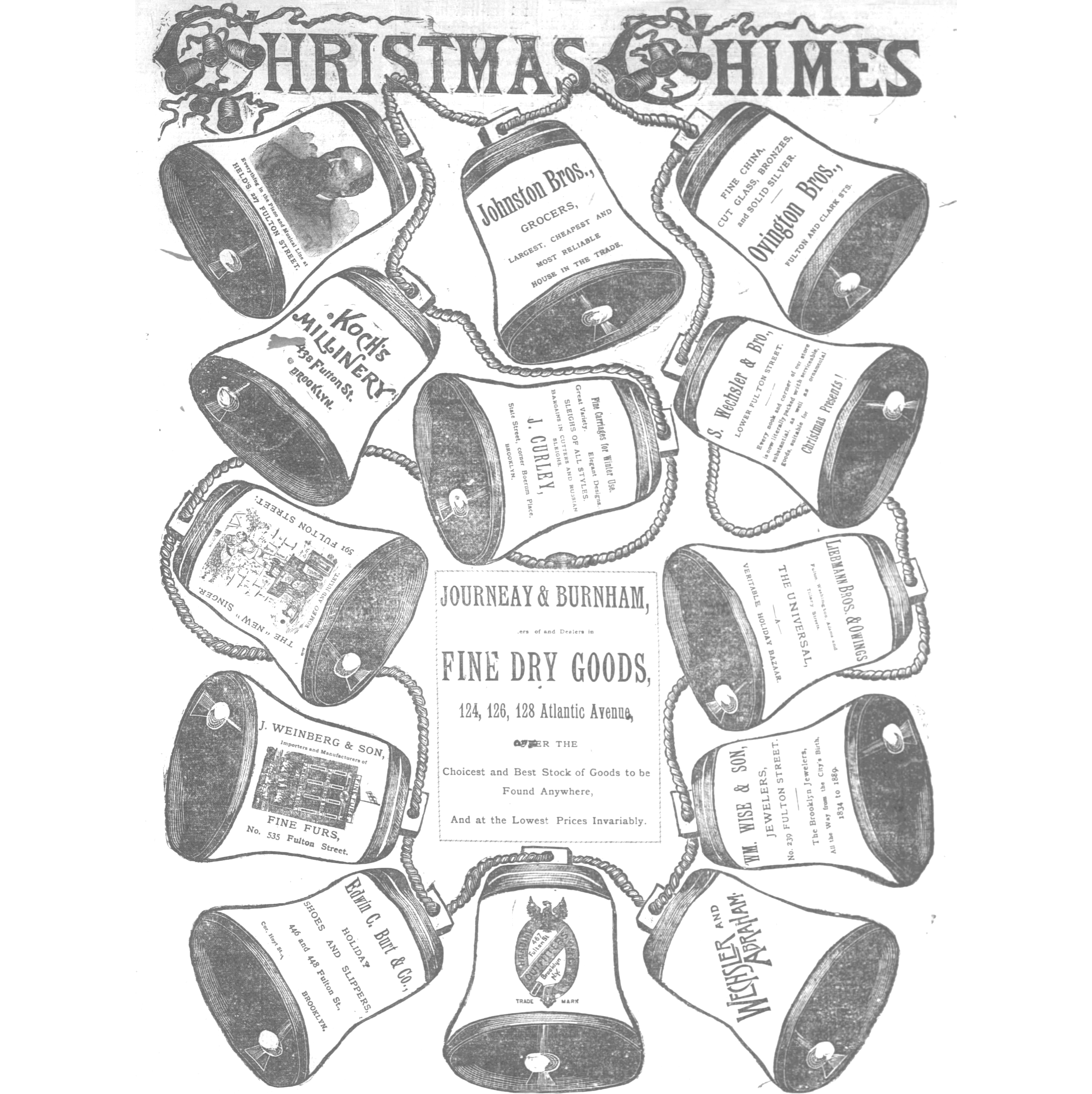 ad with christmas bells