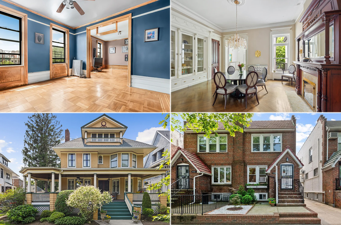 collage of brooklyn homes for sale