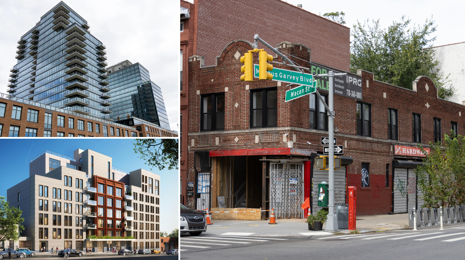 collage of building photos