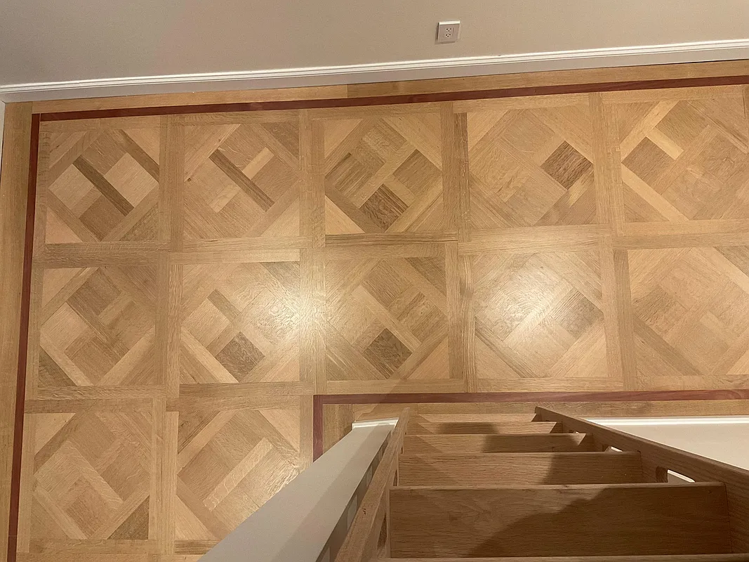 detail of parquet floor