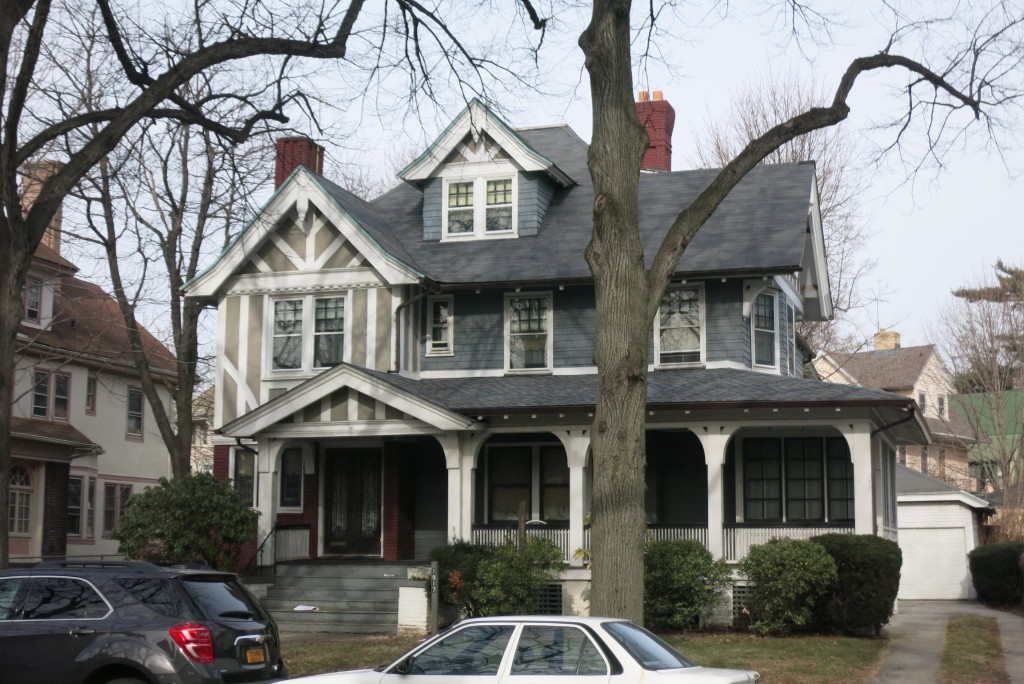 large wood frame house
