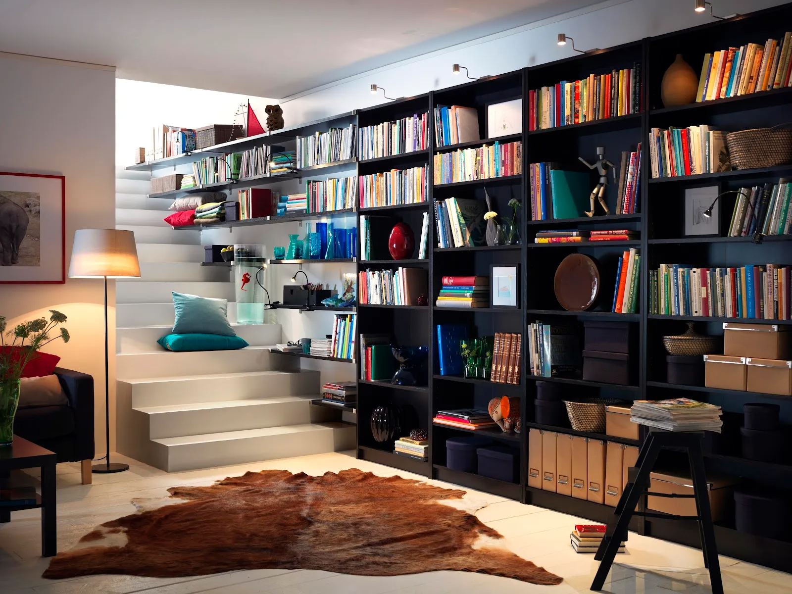 black book shelves