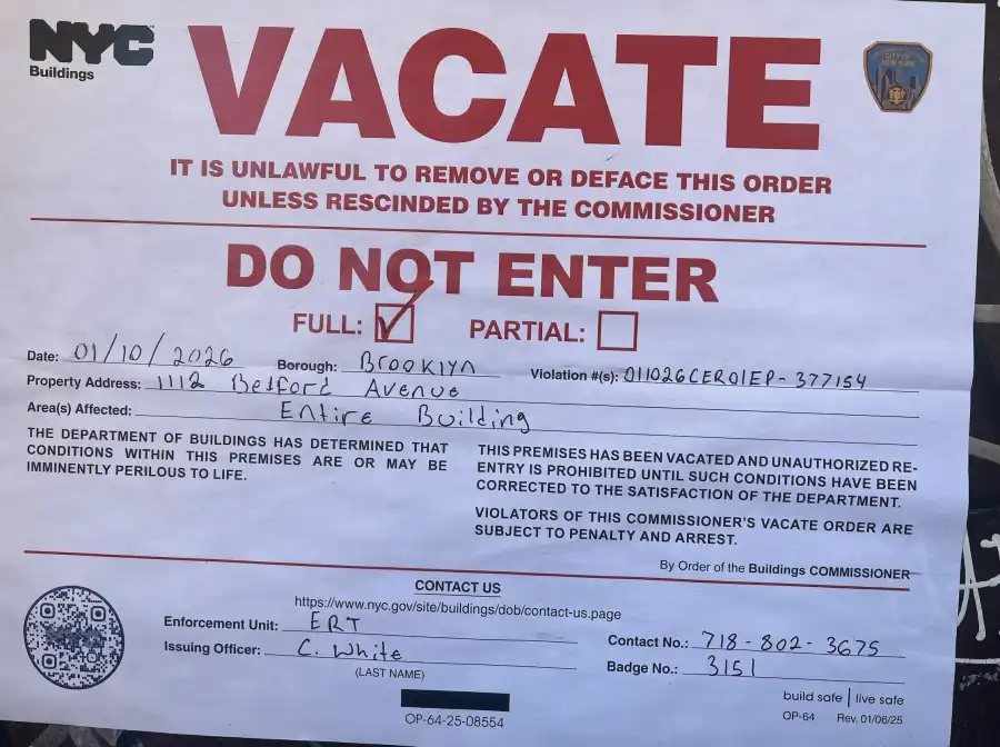 vacate order dated january 10 2026