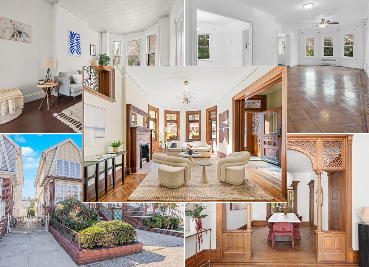 collage of brooklyn homes for sale