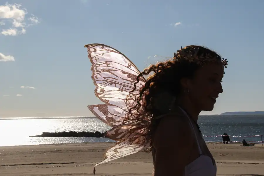 Brooklynite Adrienne Lerner donned a fairy costume for this year’s swim. 