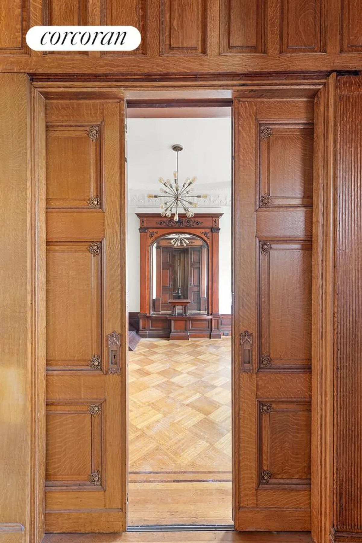 pocket doors to parlor