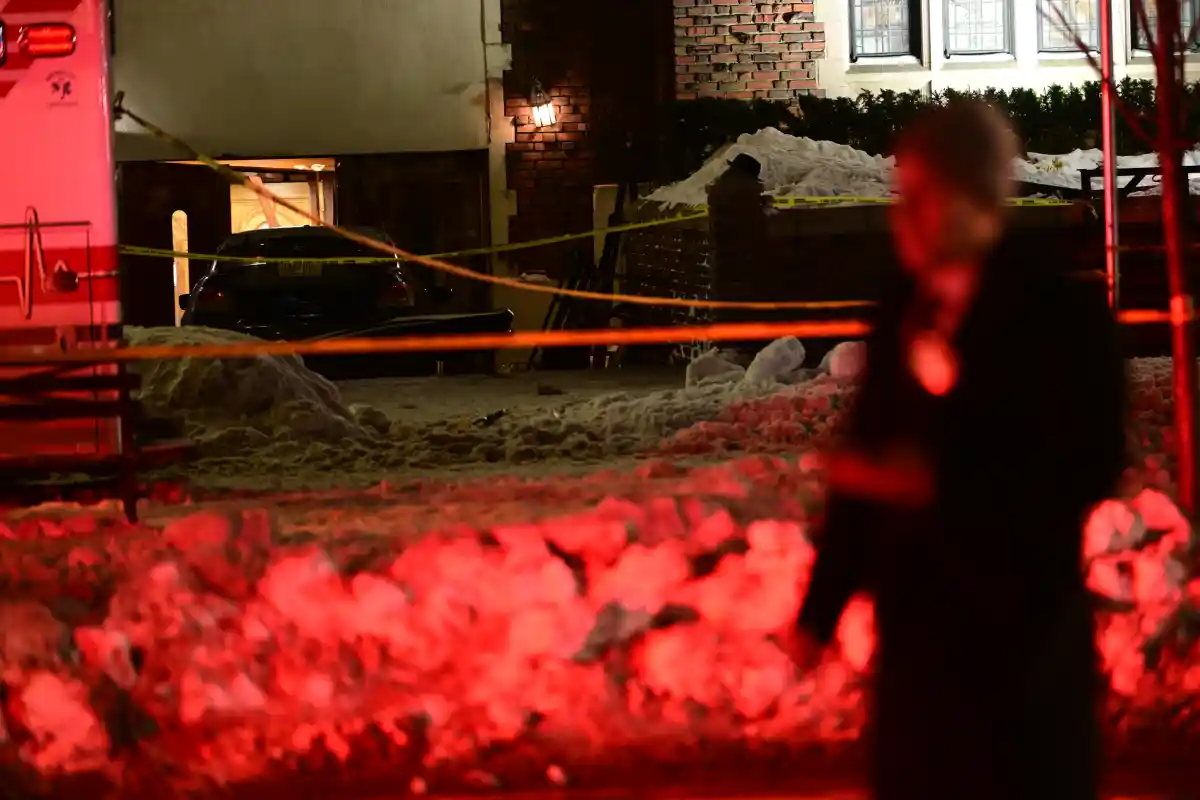 police tape around the scene