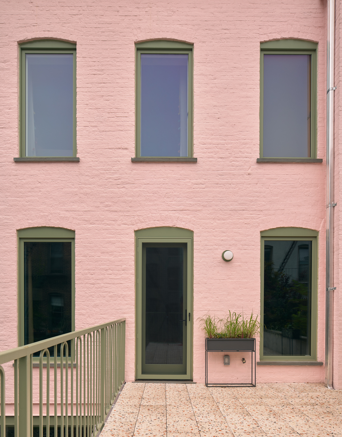 PINK EXTERIOR REAR FACADE
