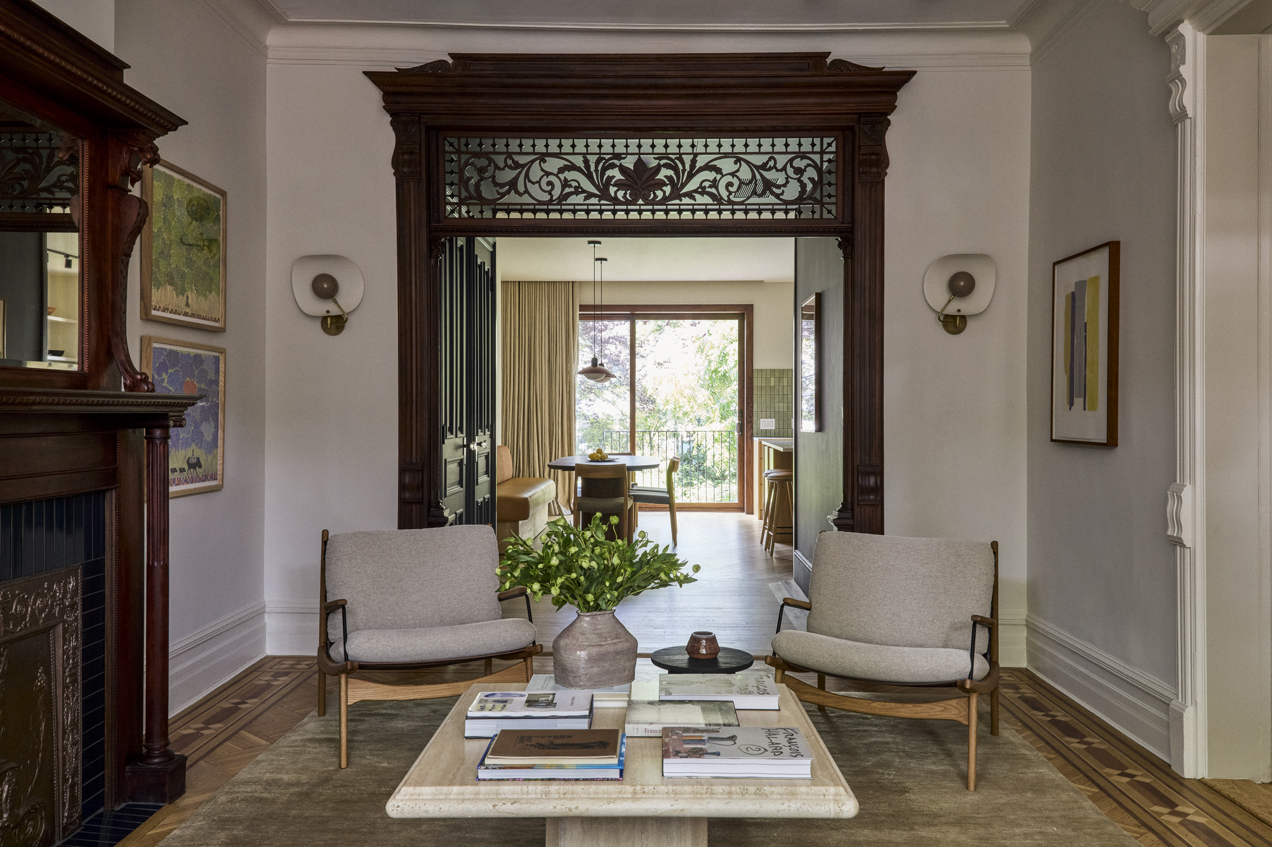 FRONT PARLOR LOOKING TOWARDS BACK