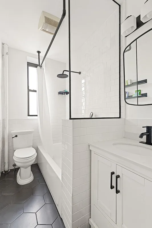 bathroom with white fixtures
