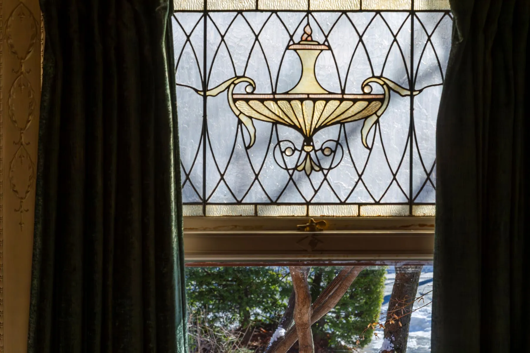 stained glass window