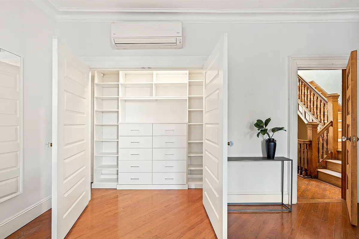 closet with built-in storage