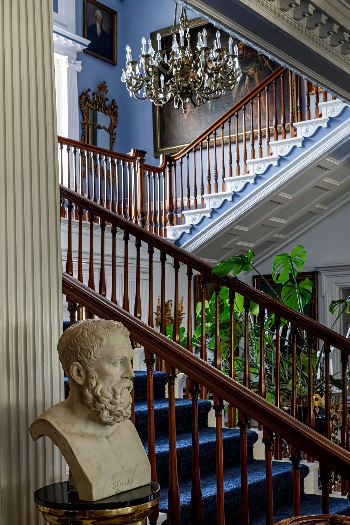 detail of grand staircase