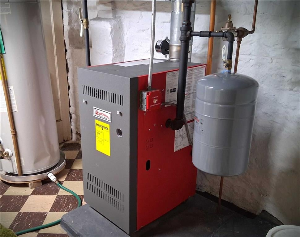 basement with mechanicals