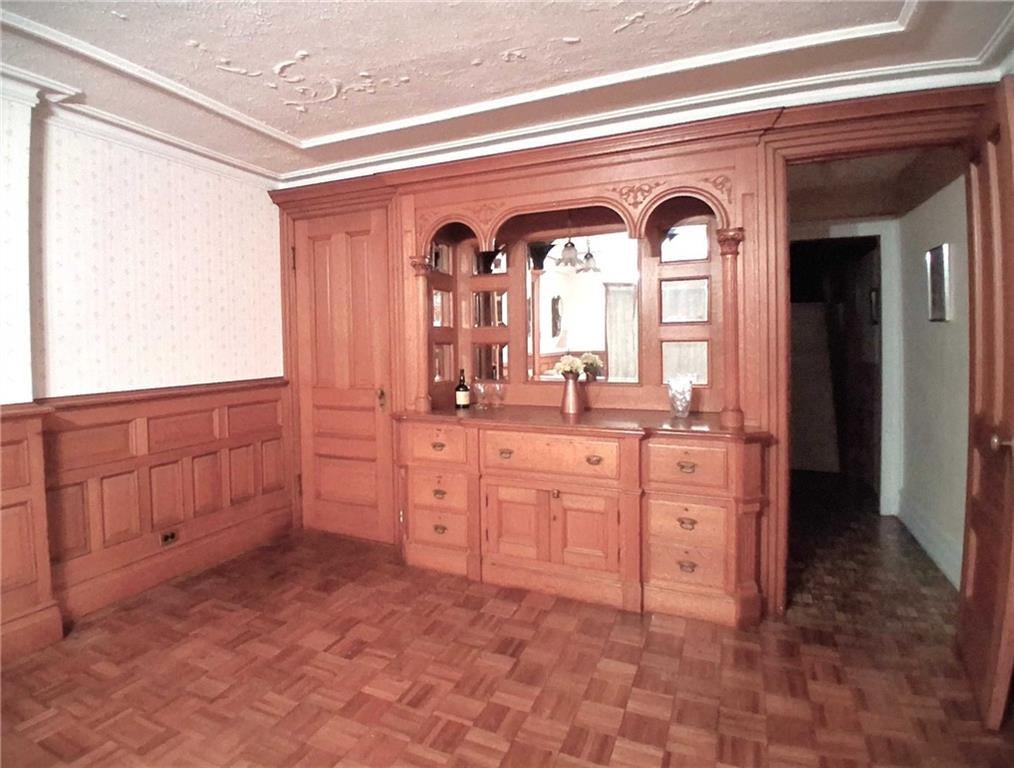 built-in china cabinet