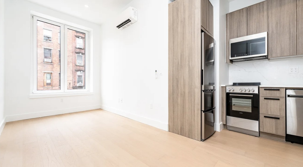 open plan living and kitchen