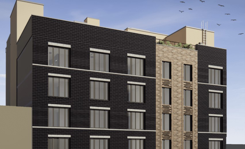 rendering of a multi story building