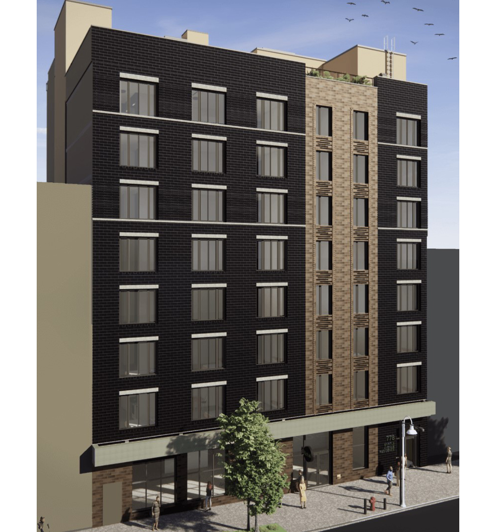 rendering of a multi story building