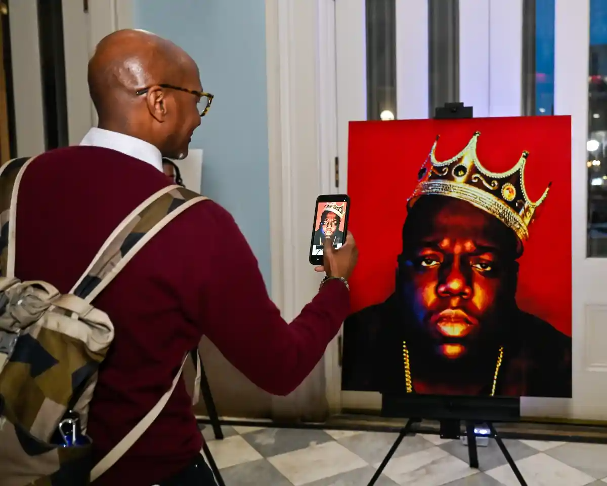 person taking a photo