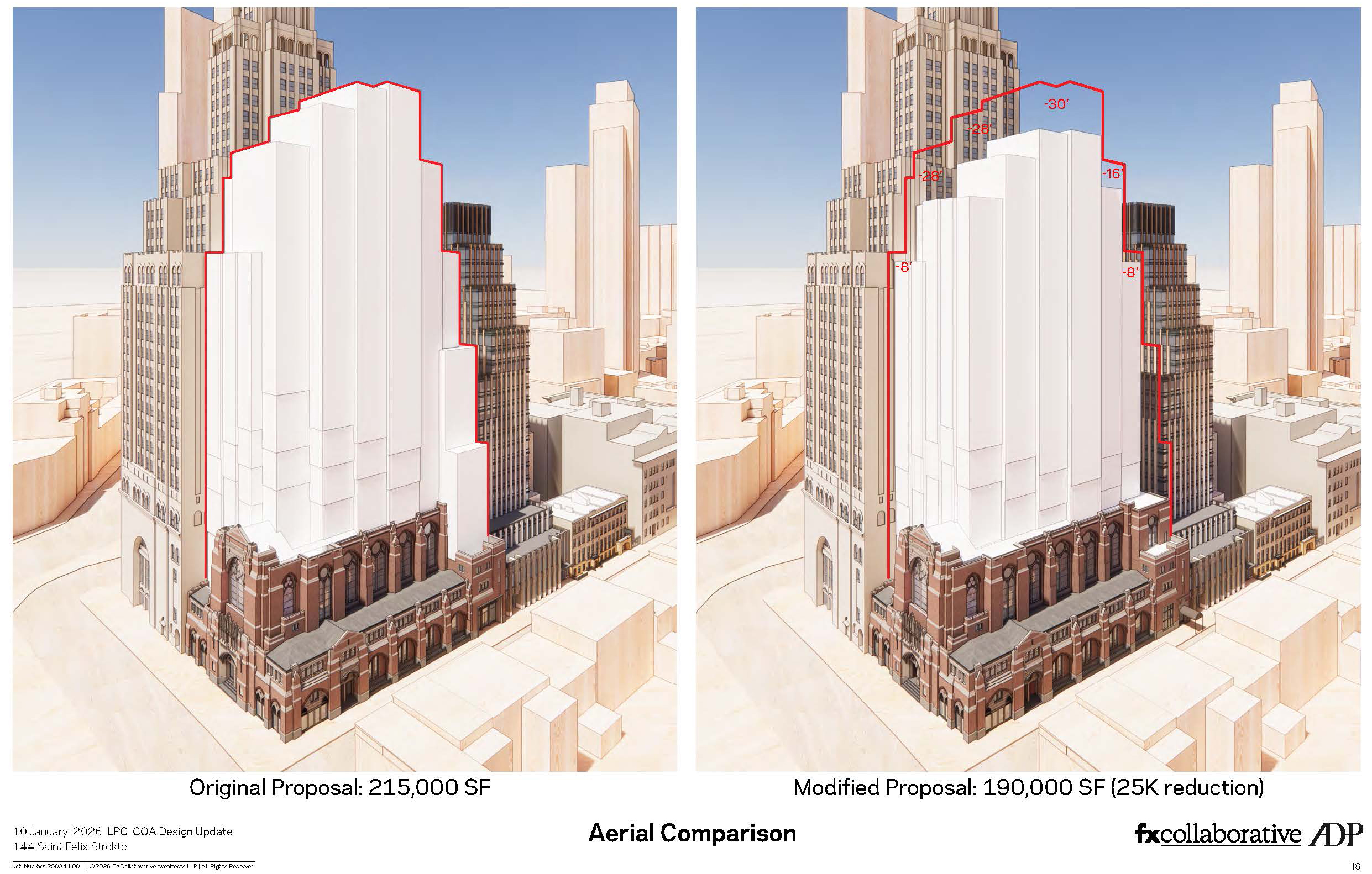 rendering showing proposed tower