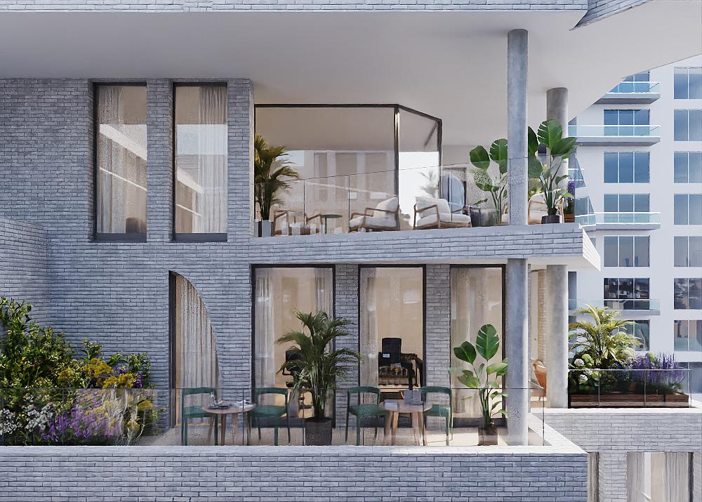 terrace spaces with room for seating