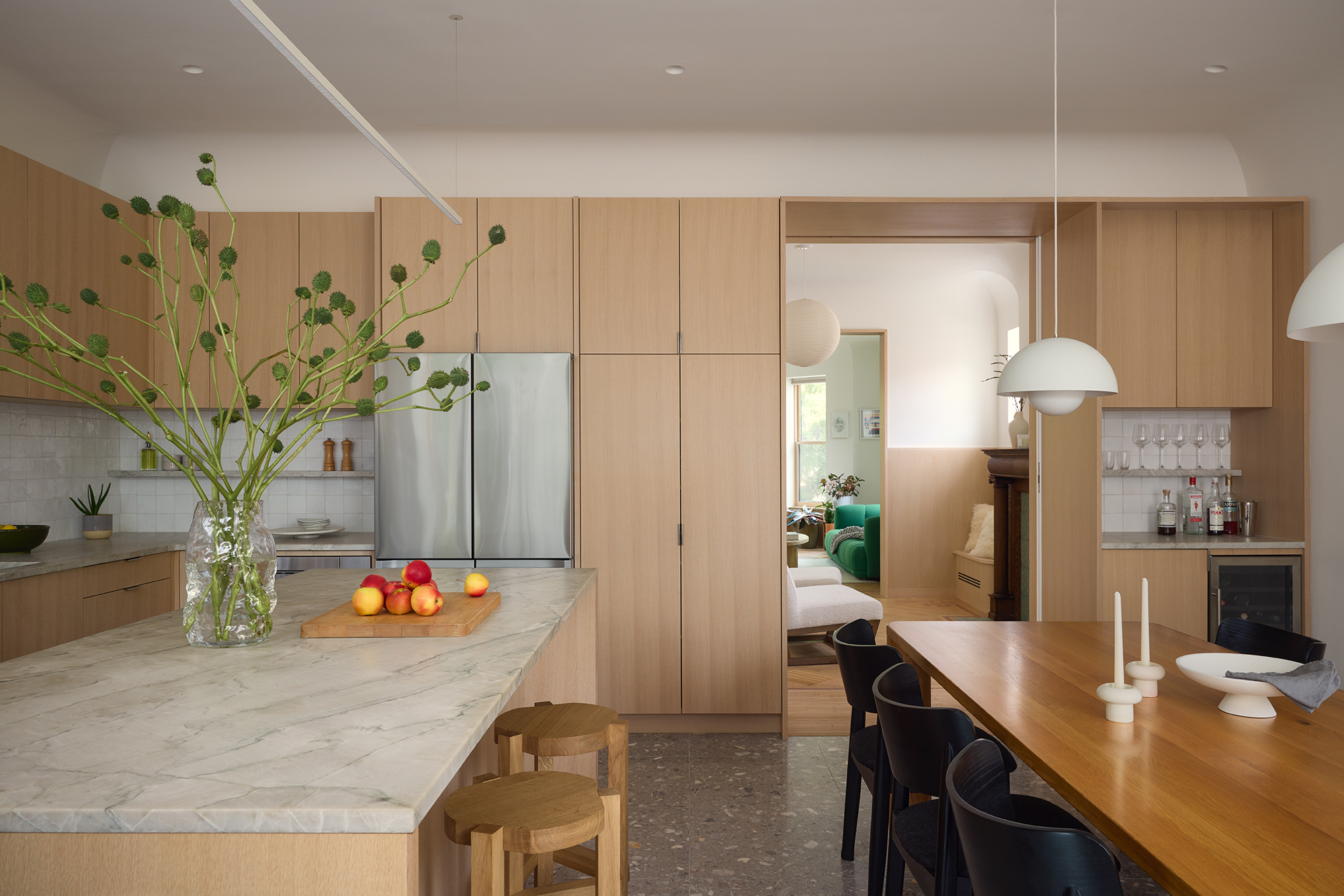 KITCHEN LOOKING TOWARD FRONT OF HOUSE