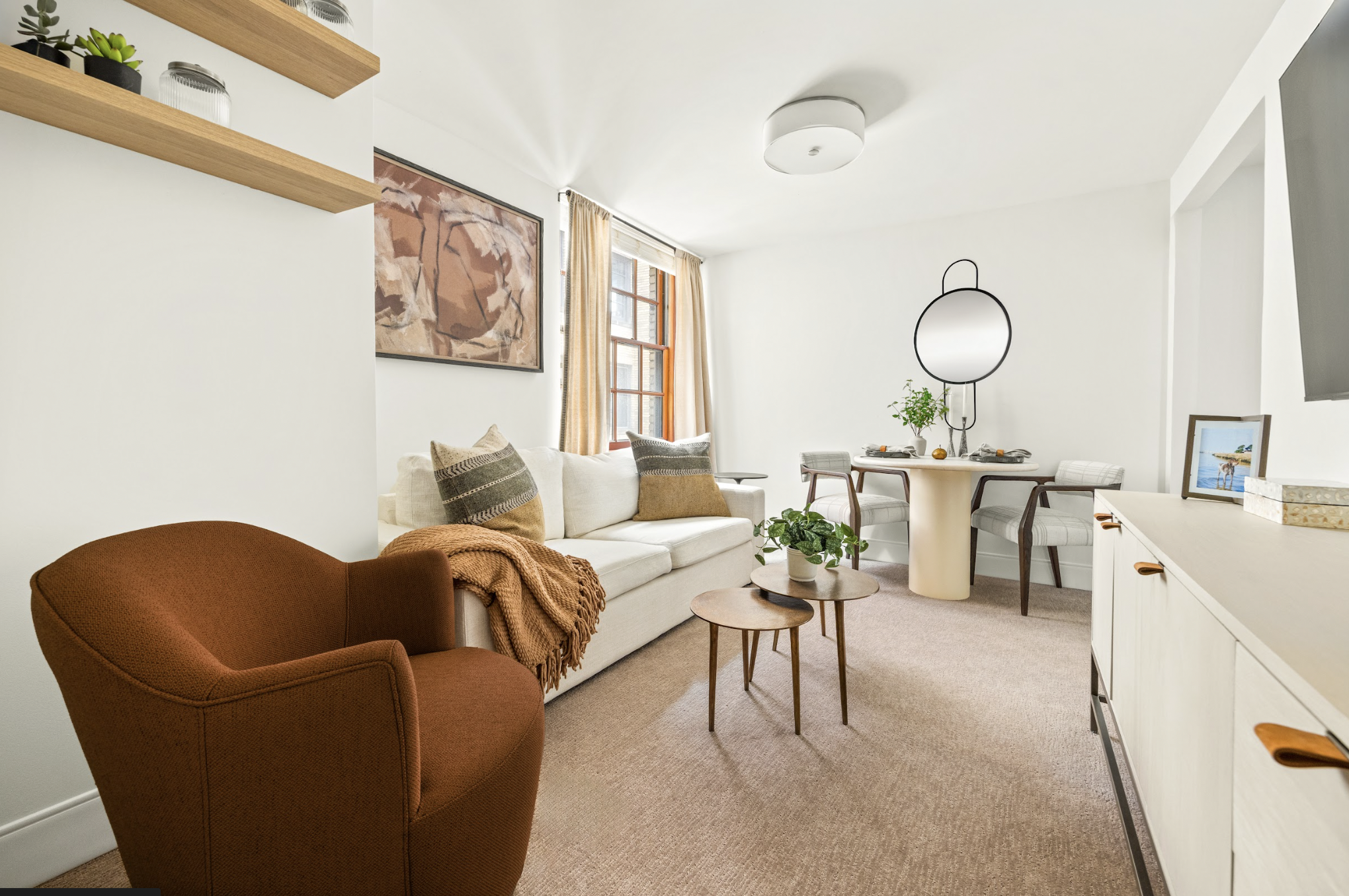 interior of senior living apartment