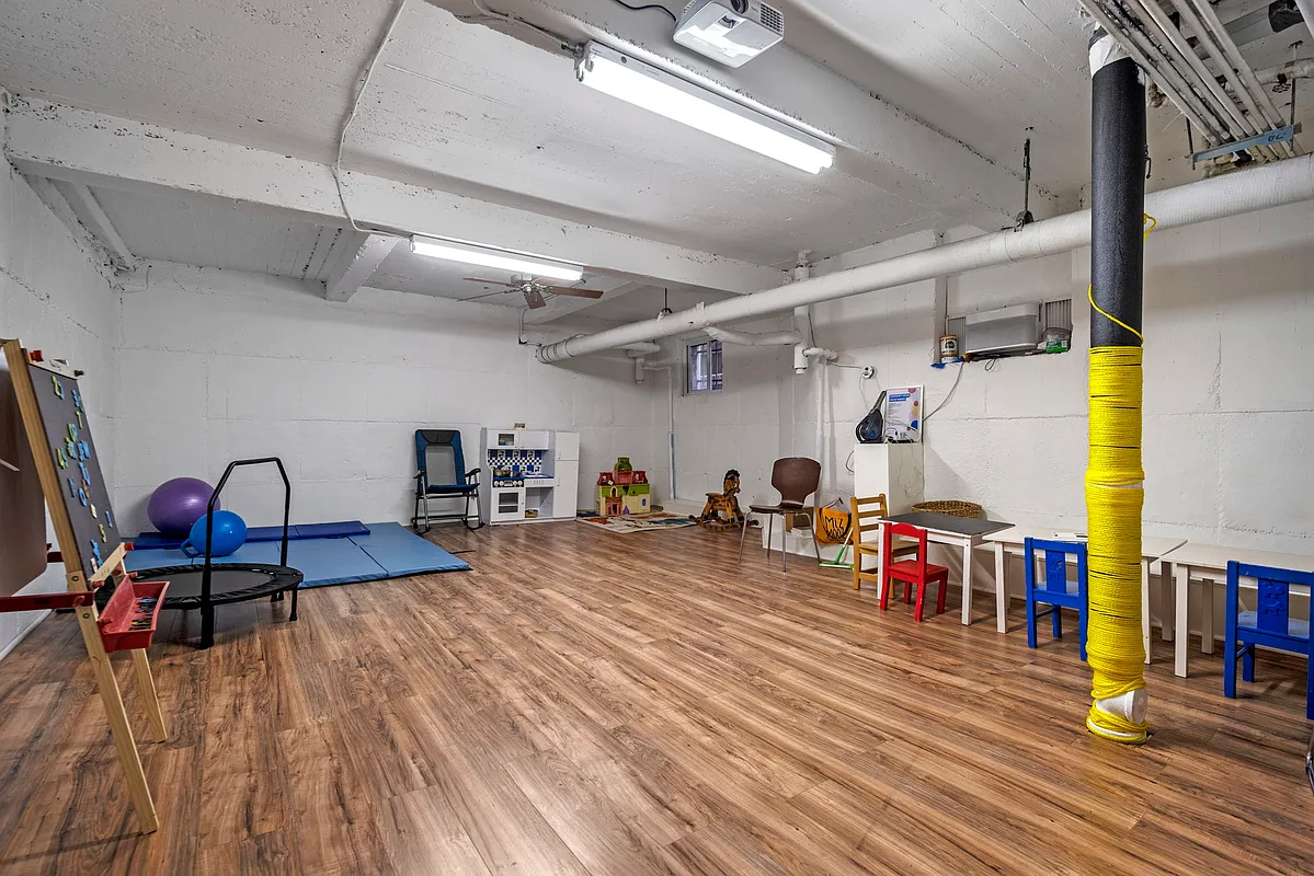 basement playroom
