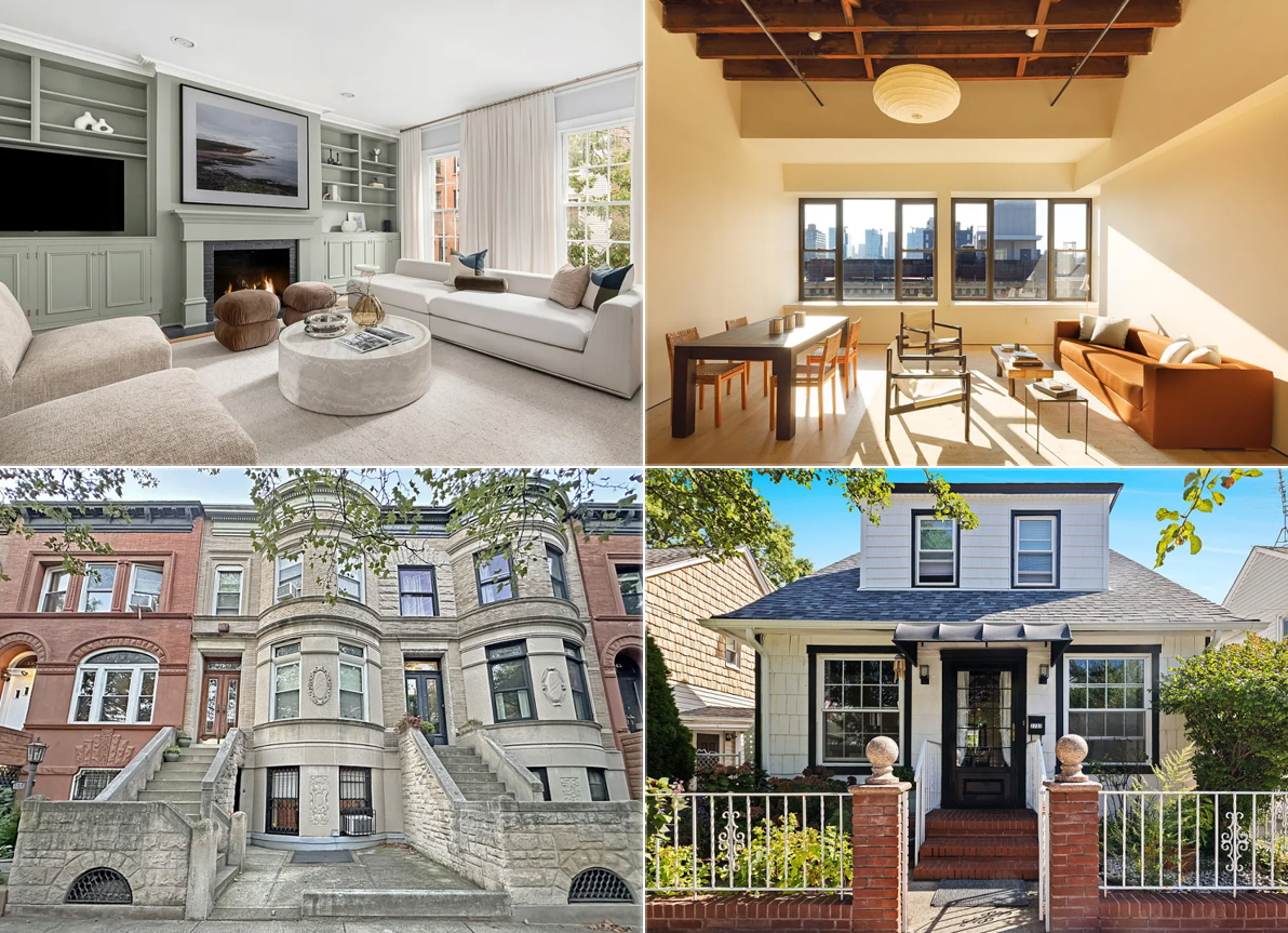 collage of brooklyn homes for sale