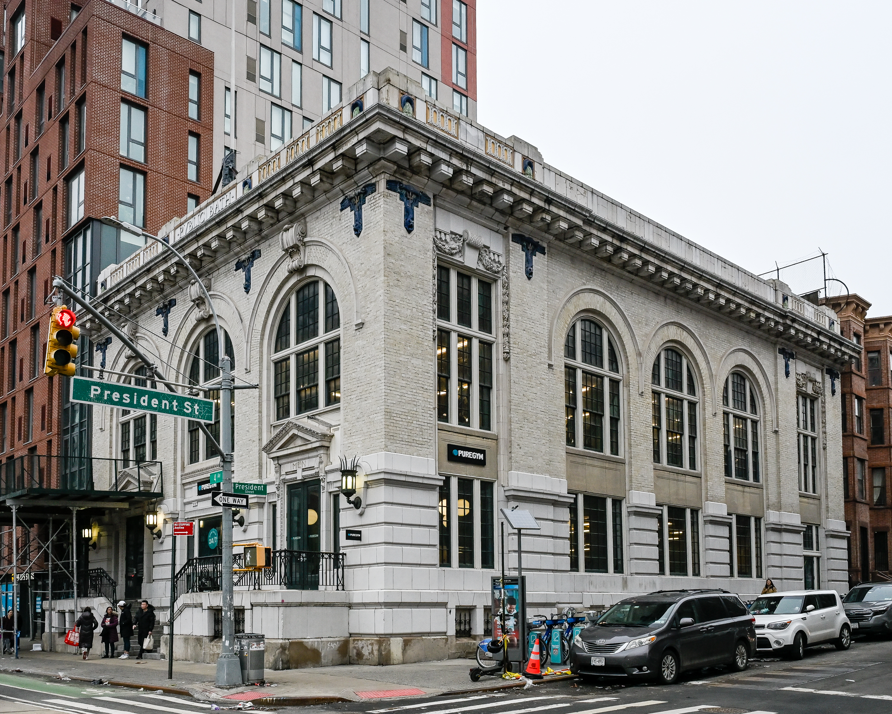 brick and stone building